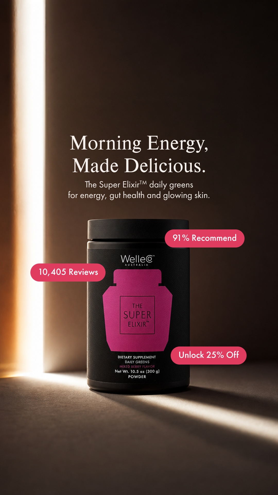 WelleCo Facebook ad
