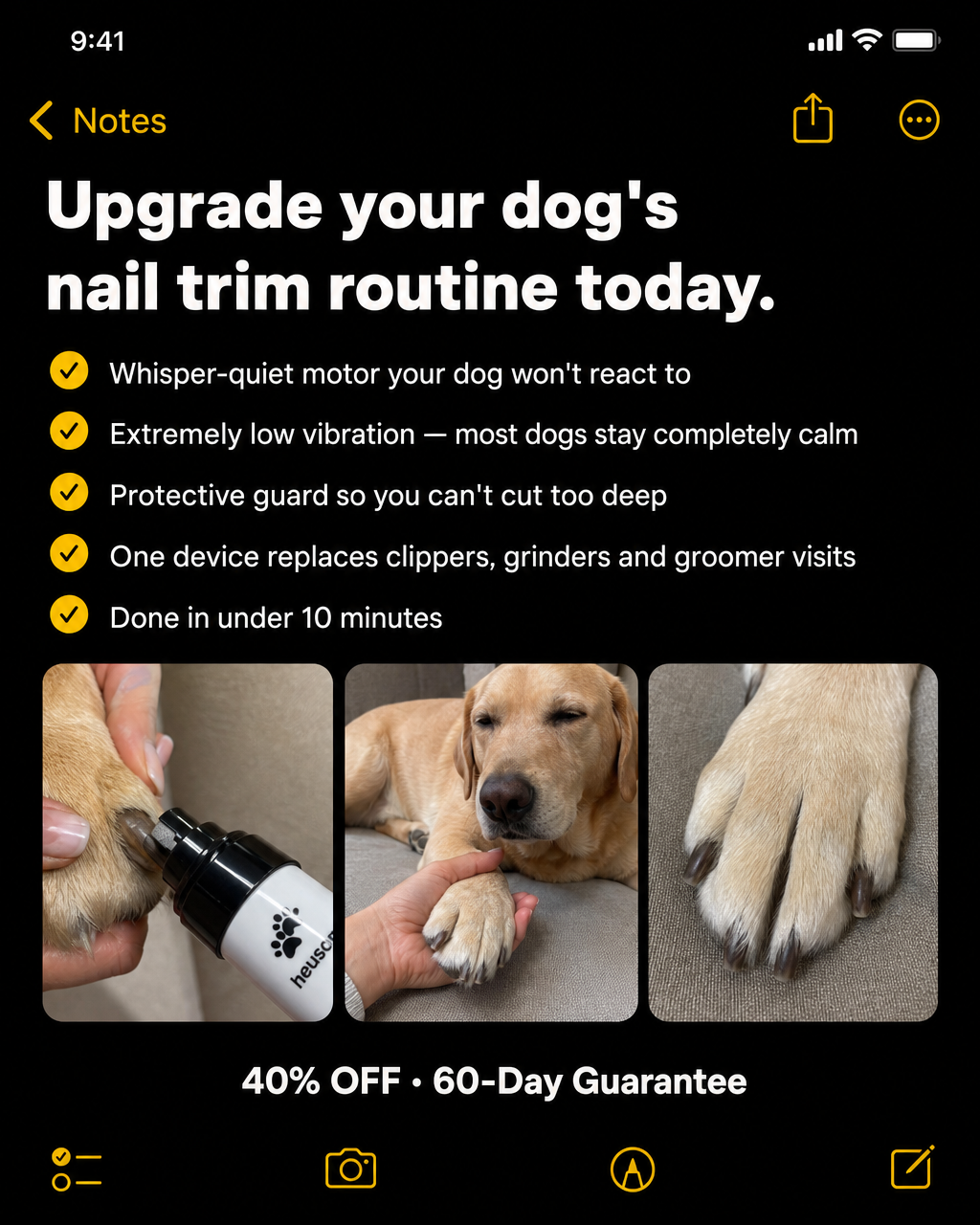 Heusom Facebook ad
