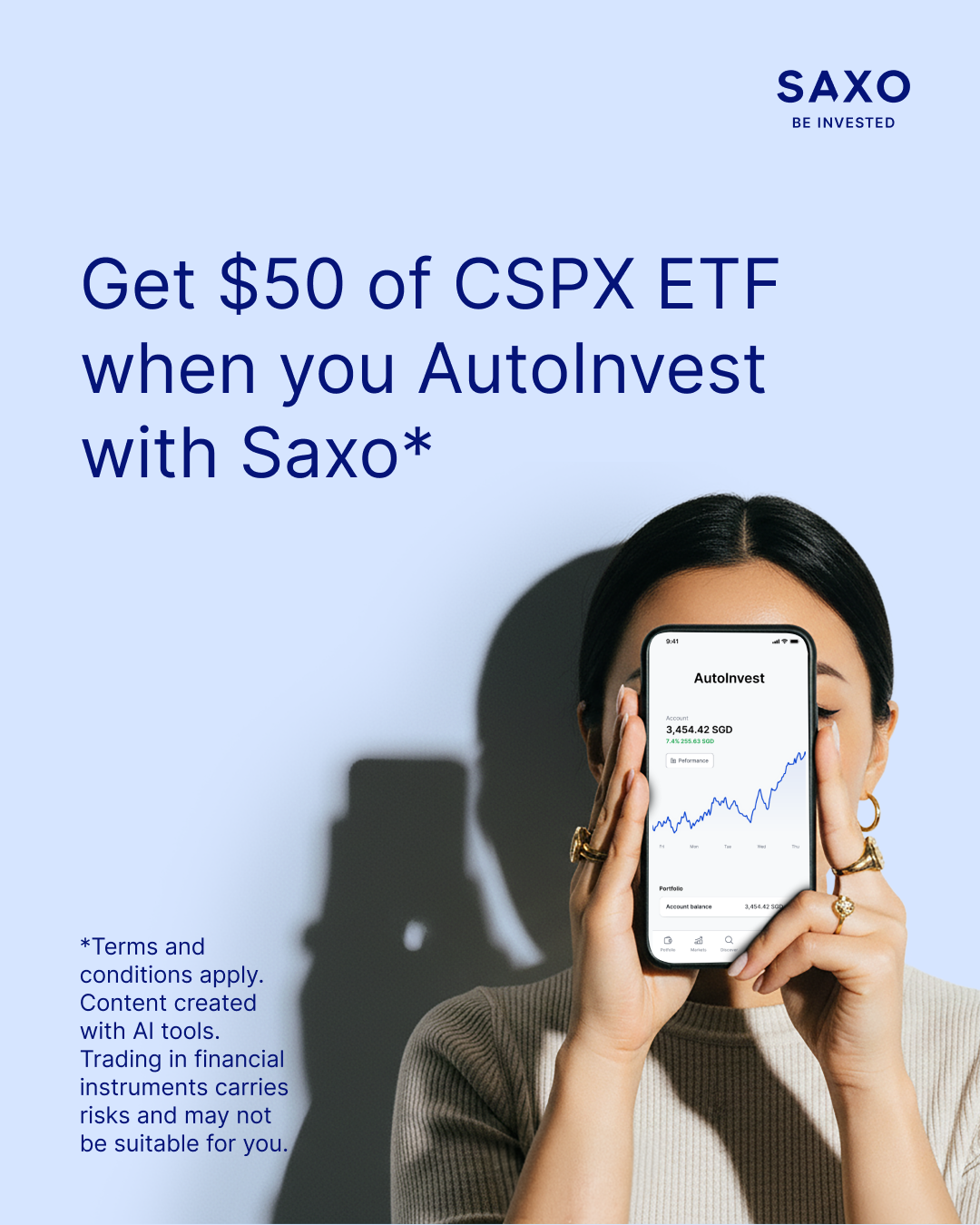 Saxo Singapore Facebook ad