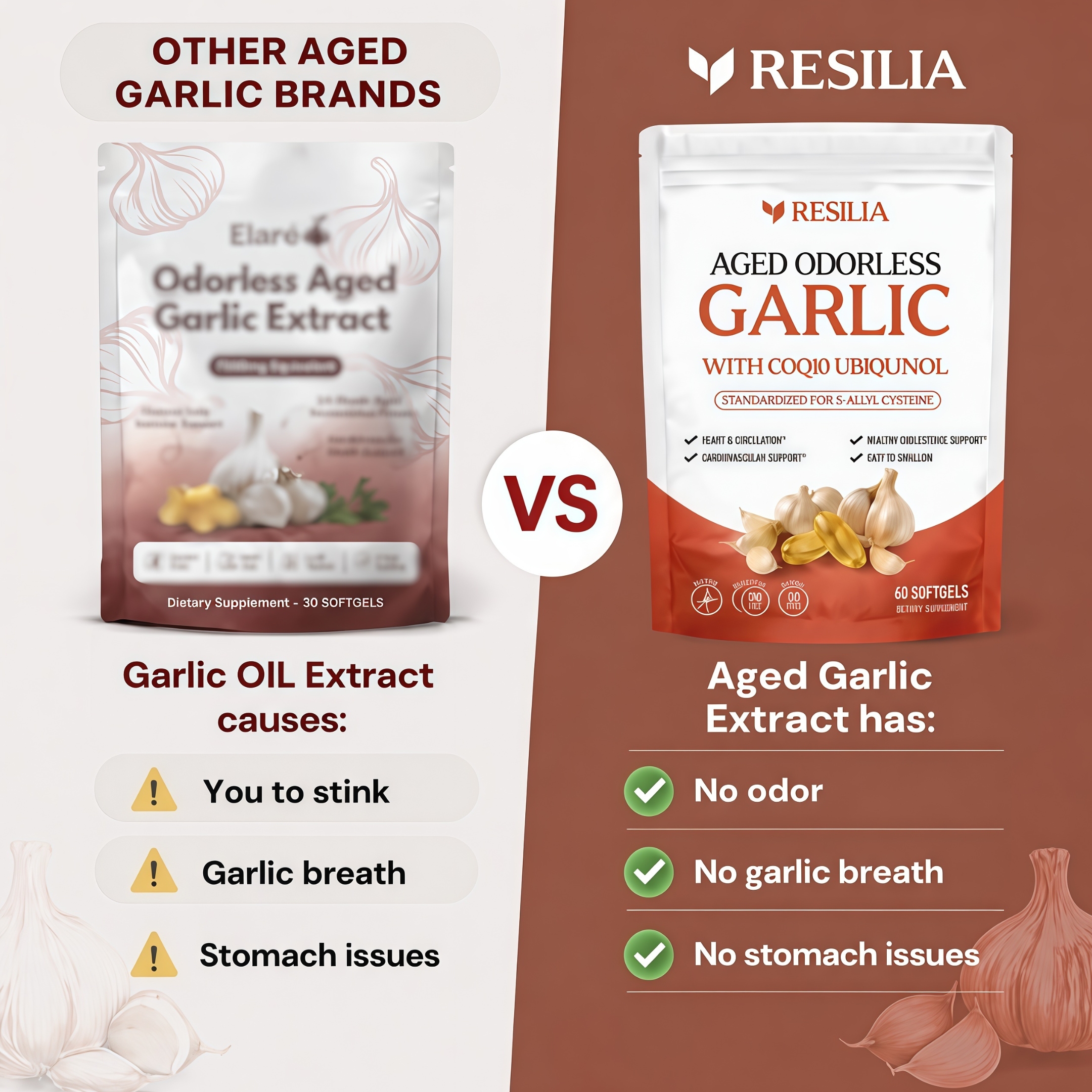 Garlic Supplement Reviews Facebook ad
