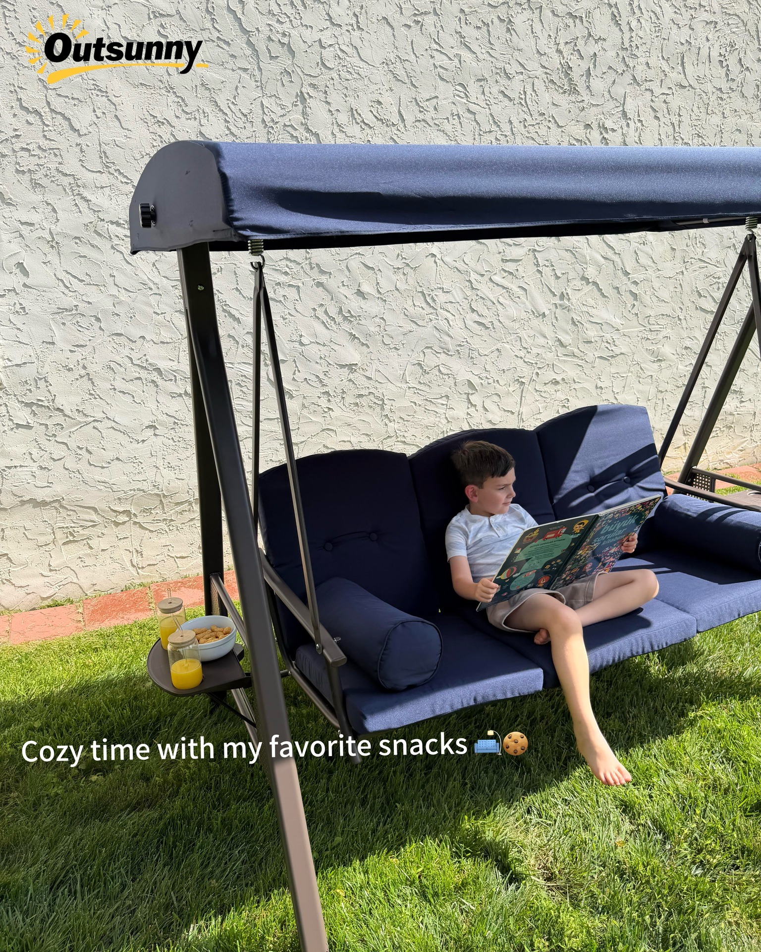 Outsunny Facebook ad: Your backyard called.