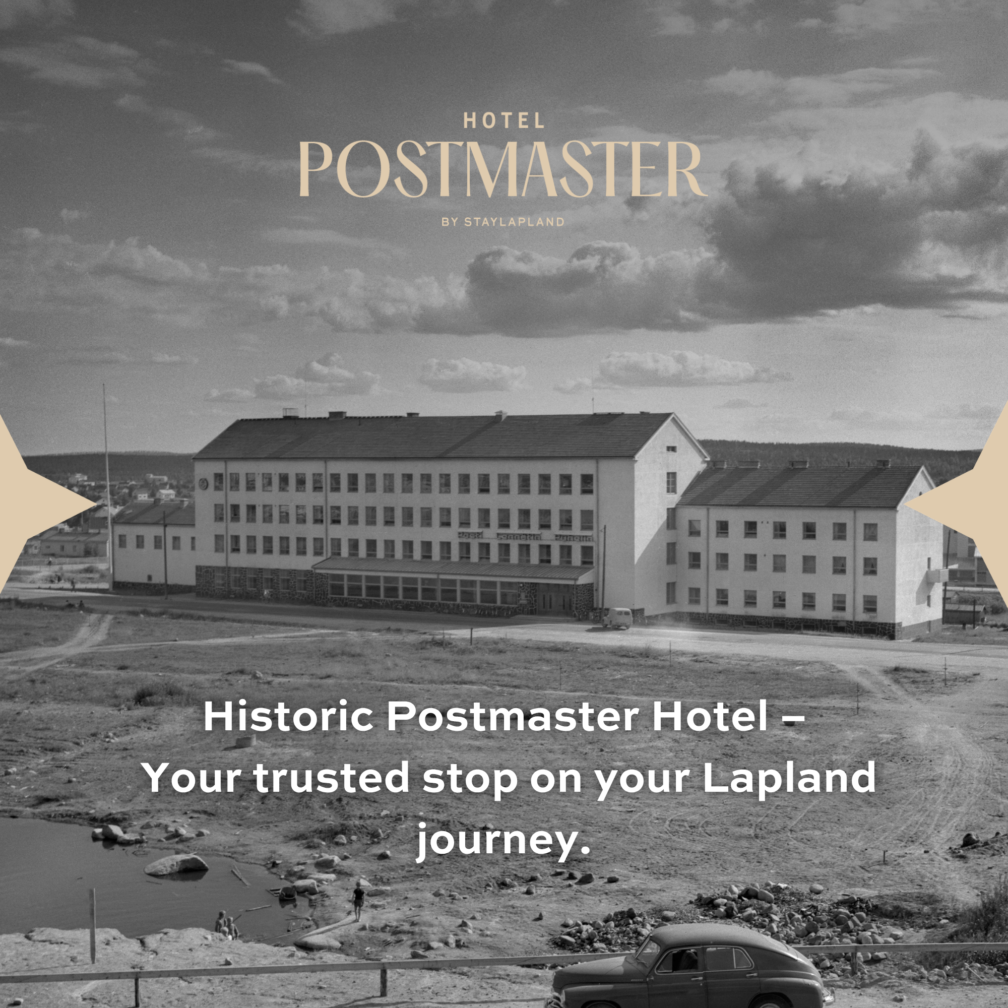 Postmaster Hotel Facebook ad: Planning a summer holiday in Rovaniemi?