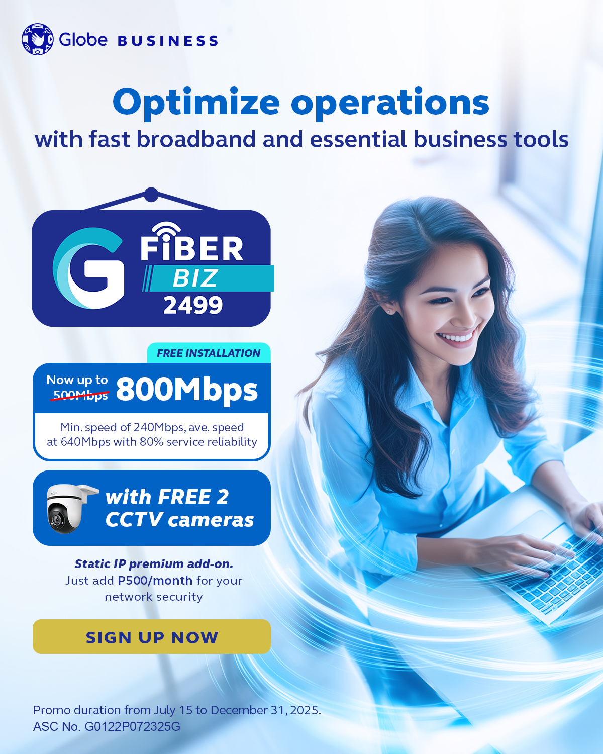 Globe Business Facebook ad