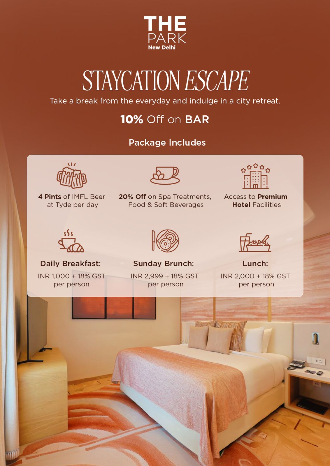 The Park New Delhi Facebook ad from Jun 18, 2026