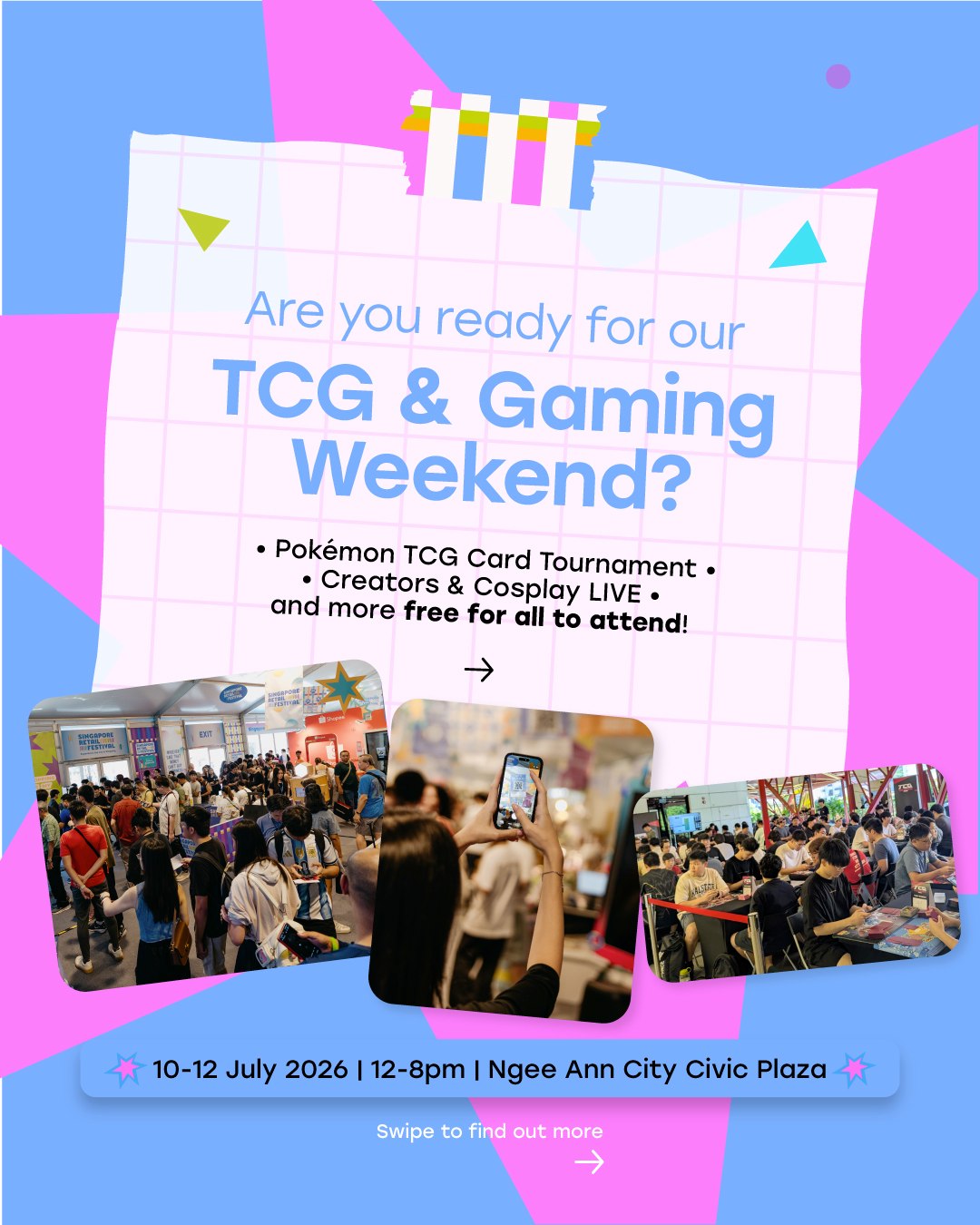 Bings Facebook ad: Calling all TCG collectors, anime fans and gamers!