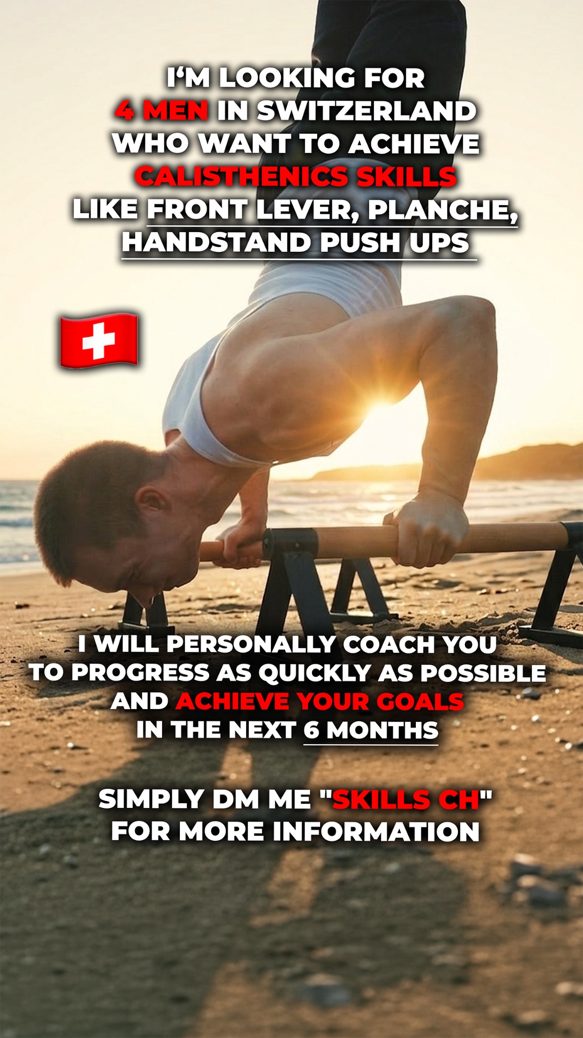 Lauris Leikarts Facebook ad: SEND ME A DM SKILLS SWITZERLAND IF YOU…