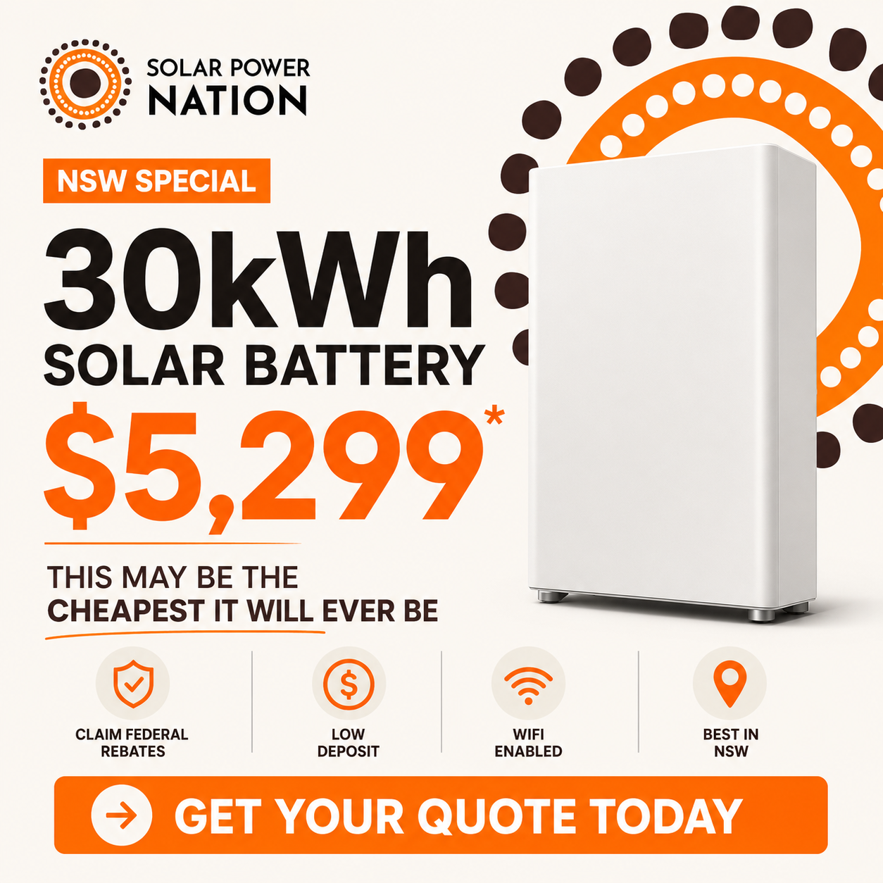 Solar Power Nation Facebook ad