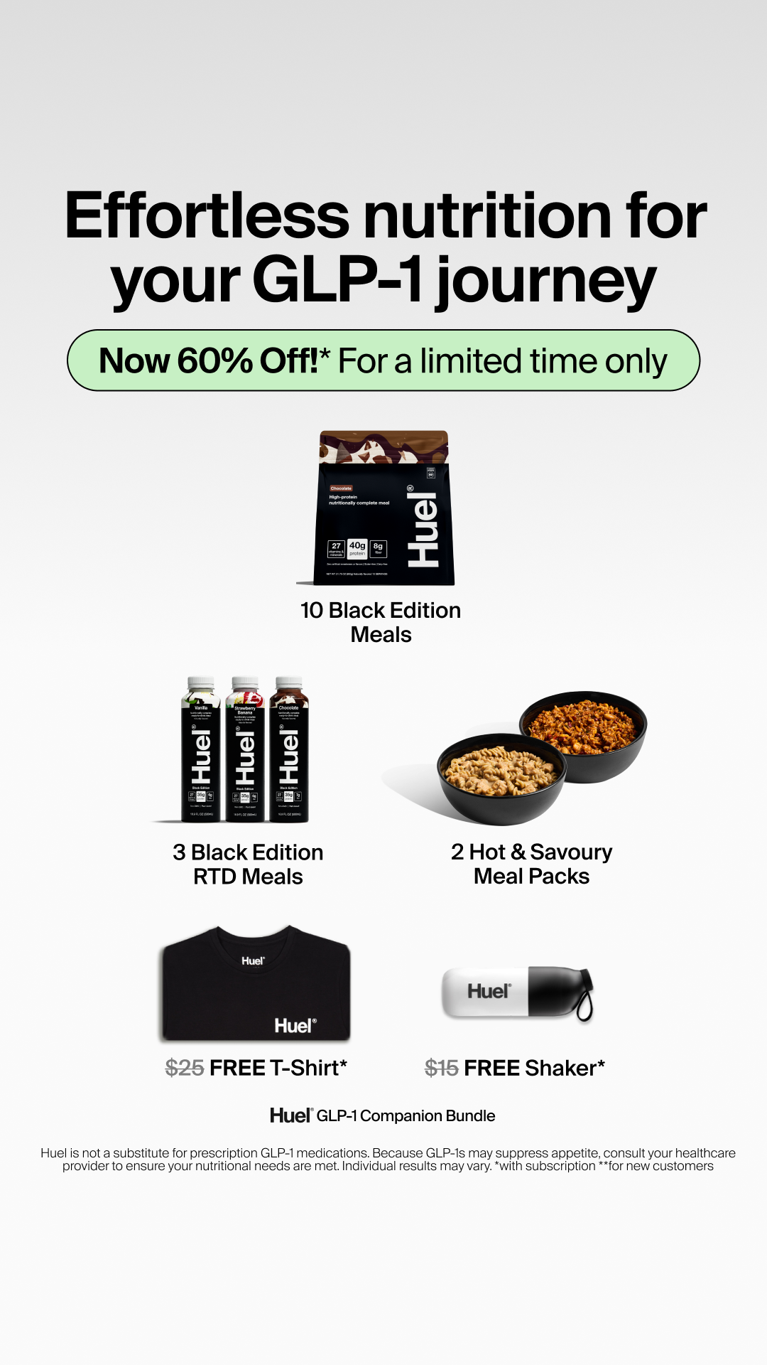 Huel Facebook ad