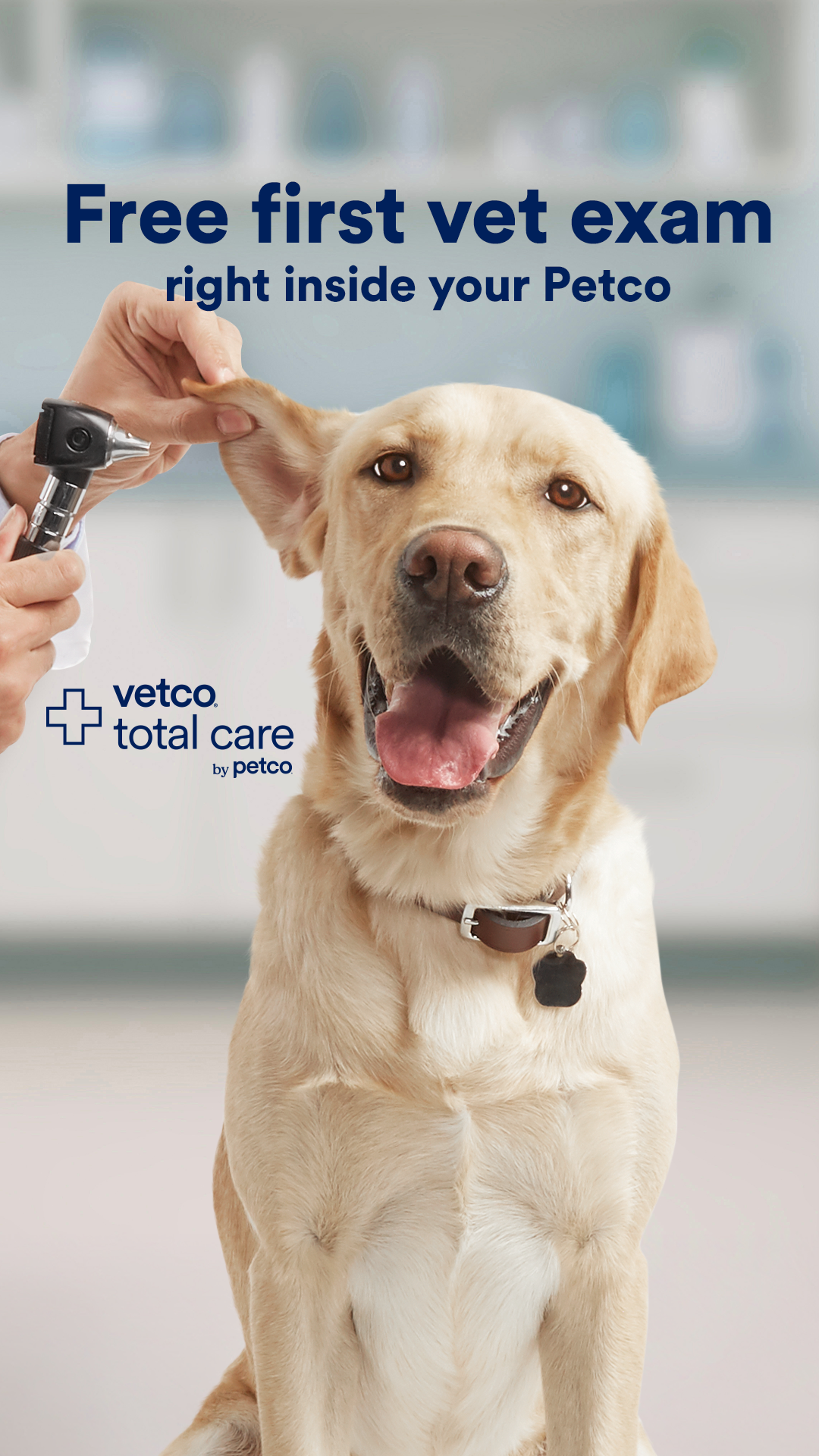 Petco Facebook ad: Free first vet exam