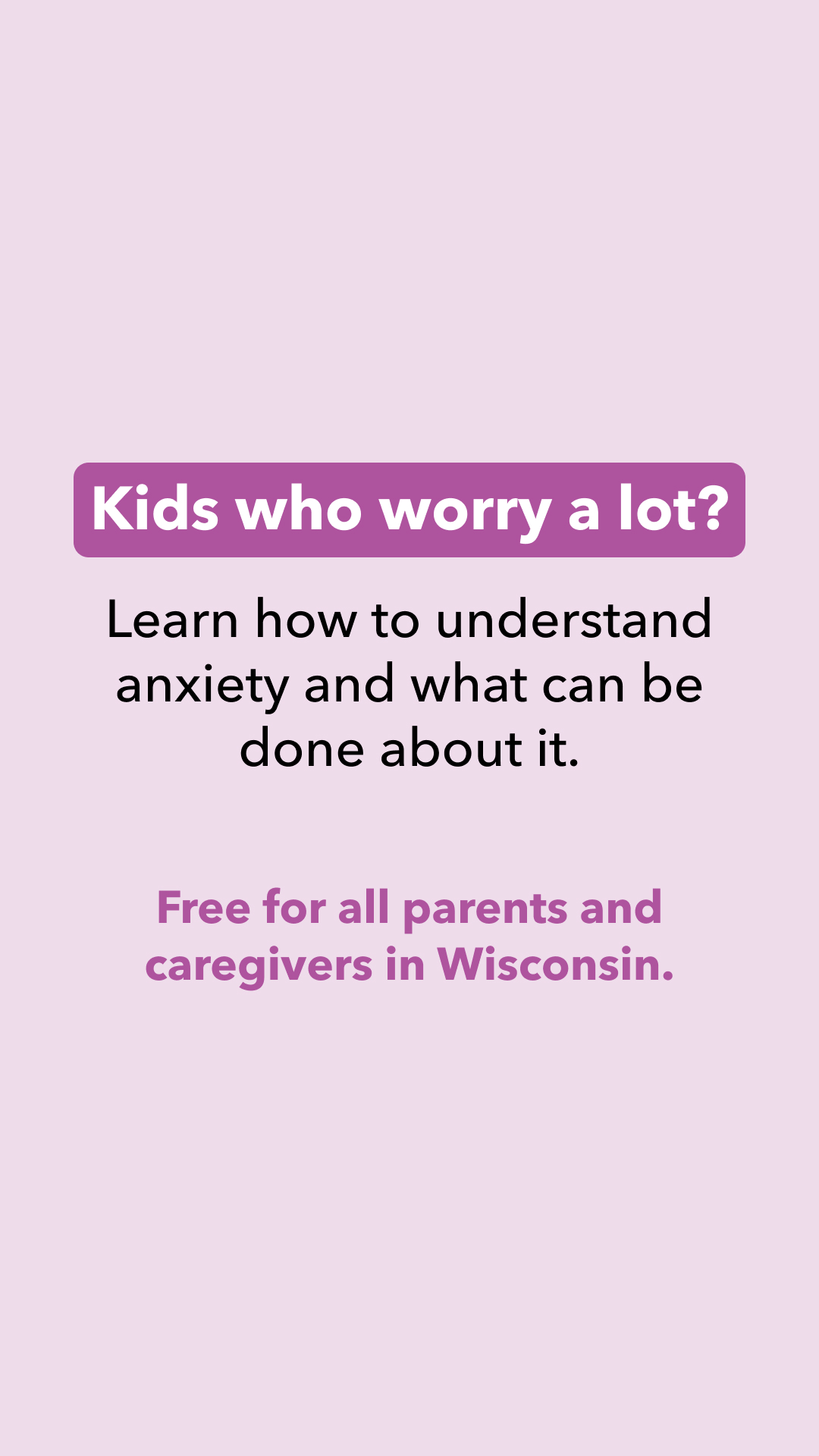 Triple P Facebook ad