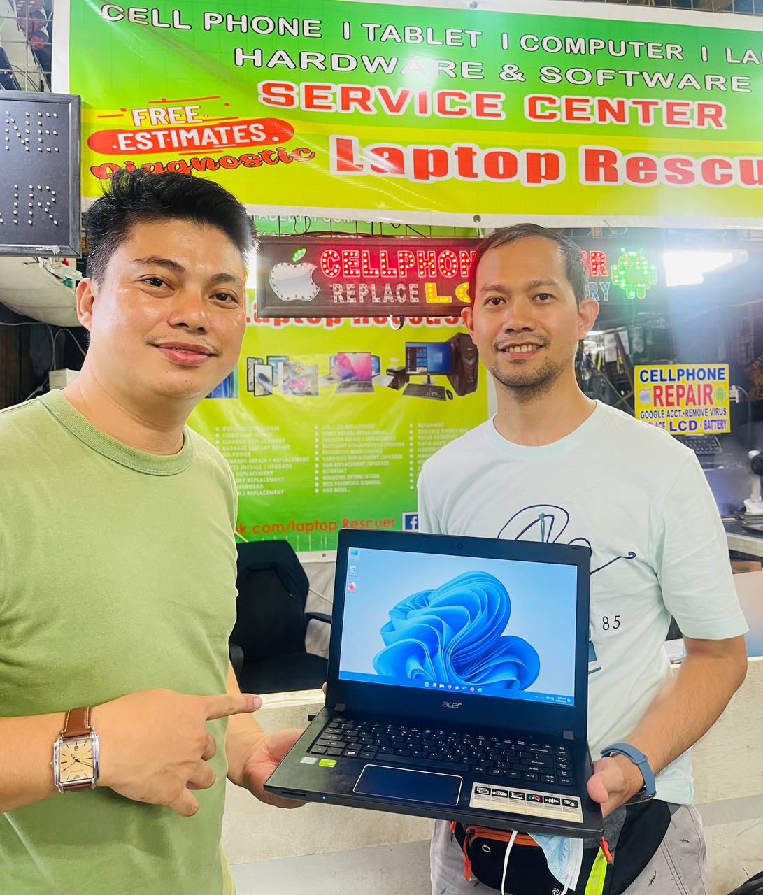 Laptop Rescuer Facebook ad: We do any Kind of