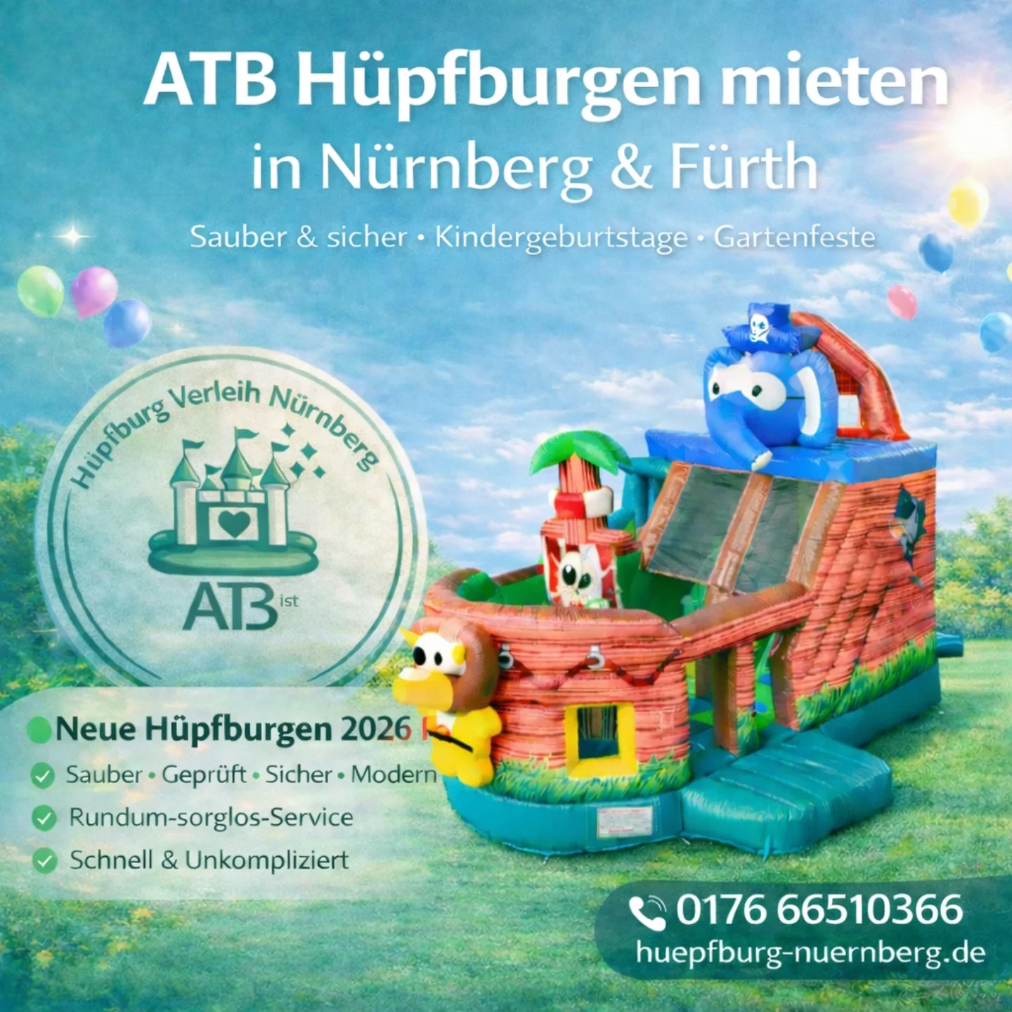 Hüpfburg Nürnberg  Facebook ad