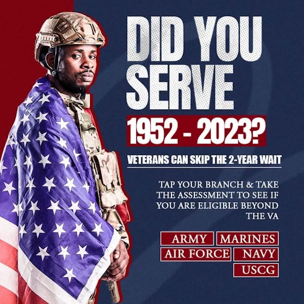 Veteran Life Insurance Facebook ad
