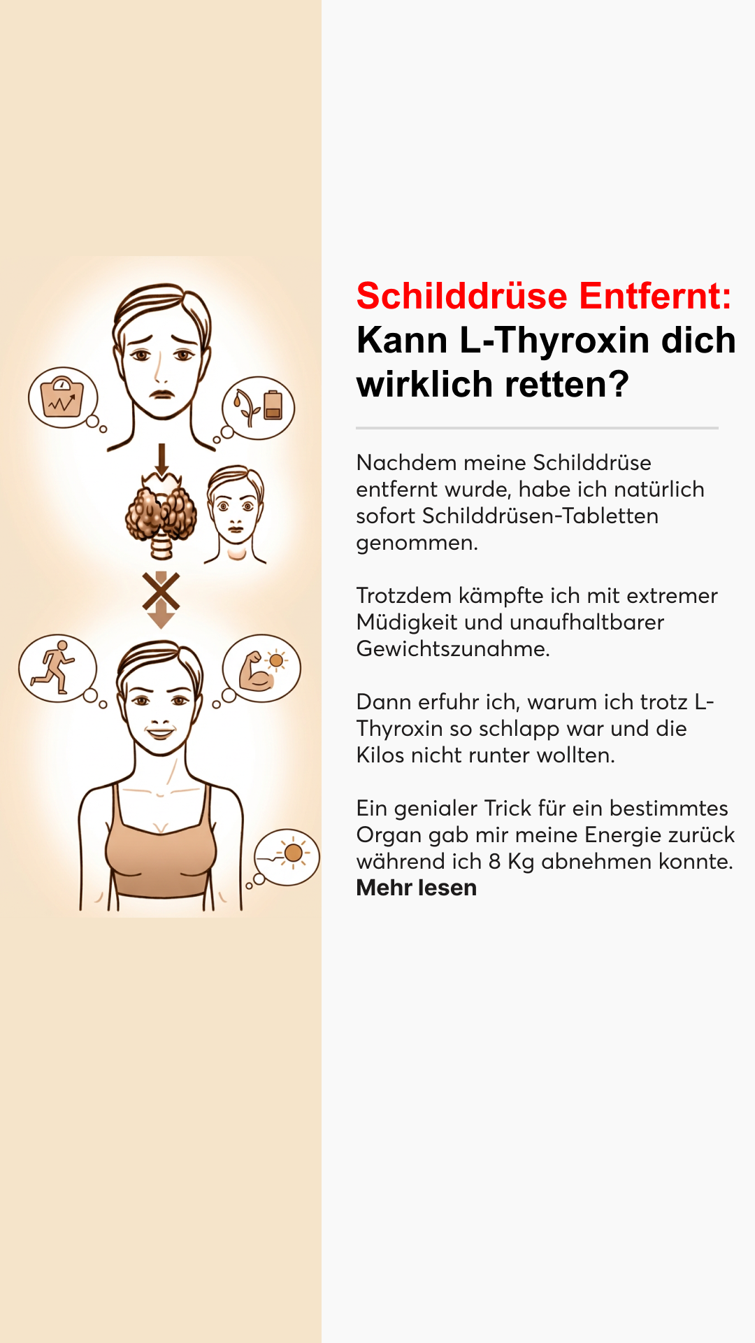 Mission Schilddrüse Facebook ad