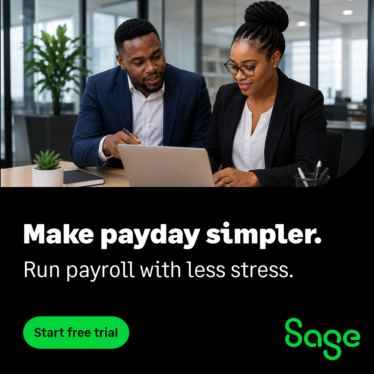 Sage Facebook ad