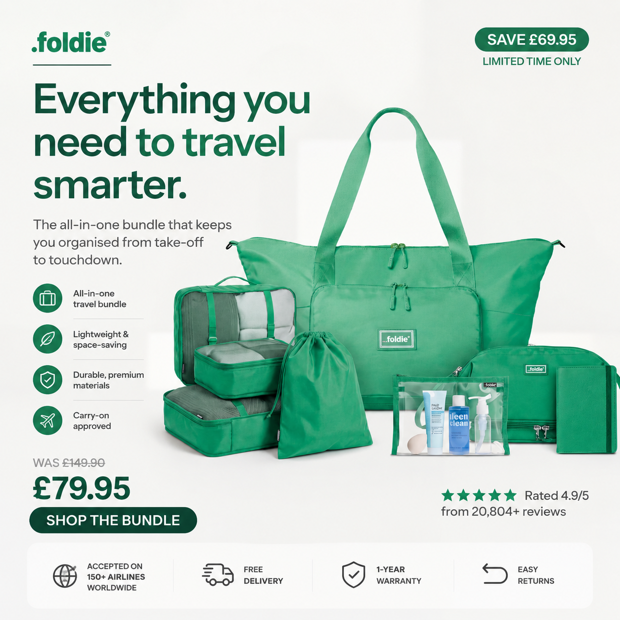 The Foldie Facebook ad: Flash Sale, Don’t Miss Out!