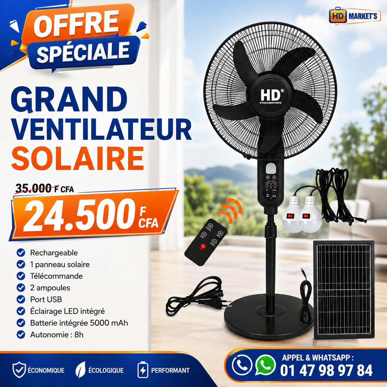 HD Market's 2.0 Facebook ad: OFFRE SPÉCIALE CHEZ HD MARKET'S!