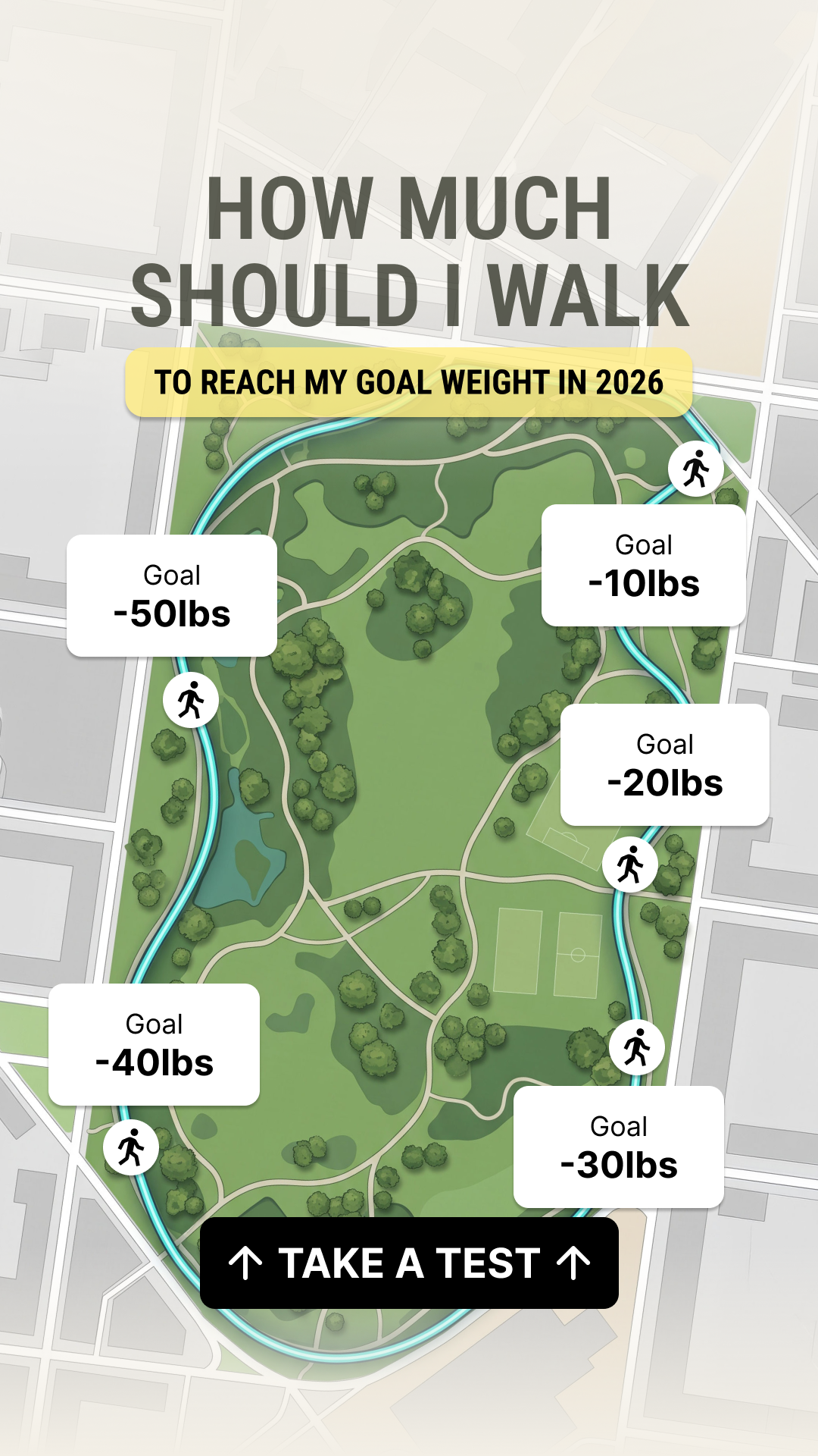WalkFit Daily Walking Plan Facebook ad