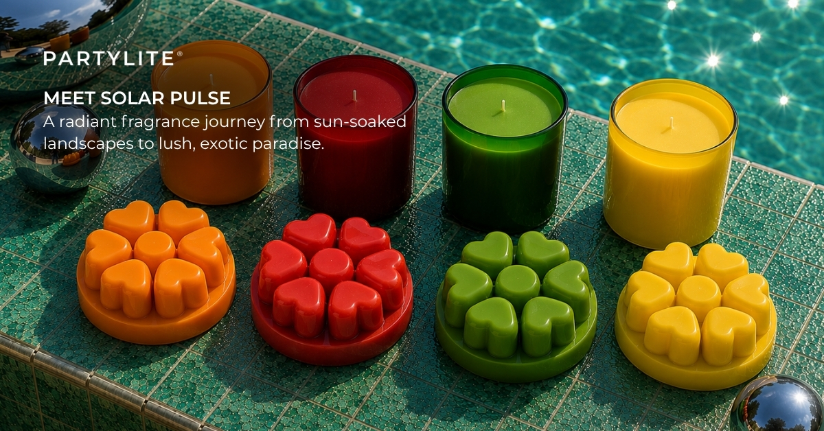PartyLite Facebook ad: Discover Solar Pulse