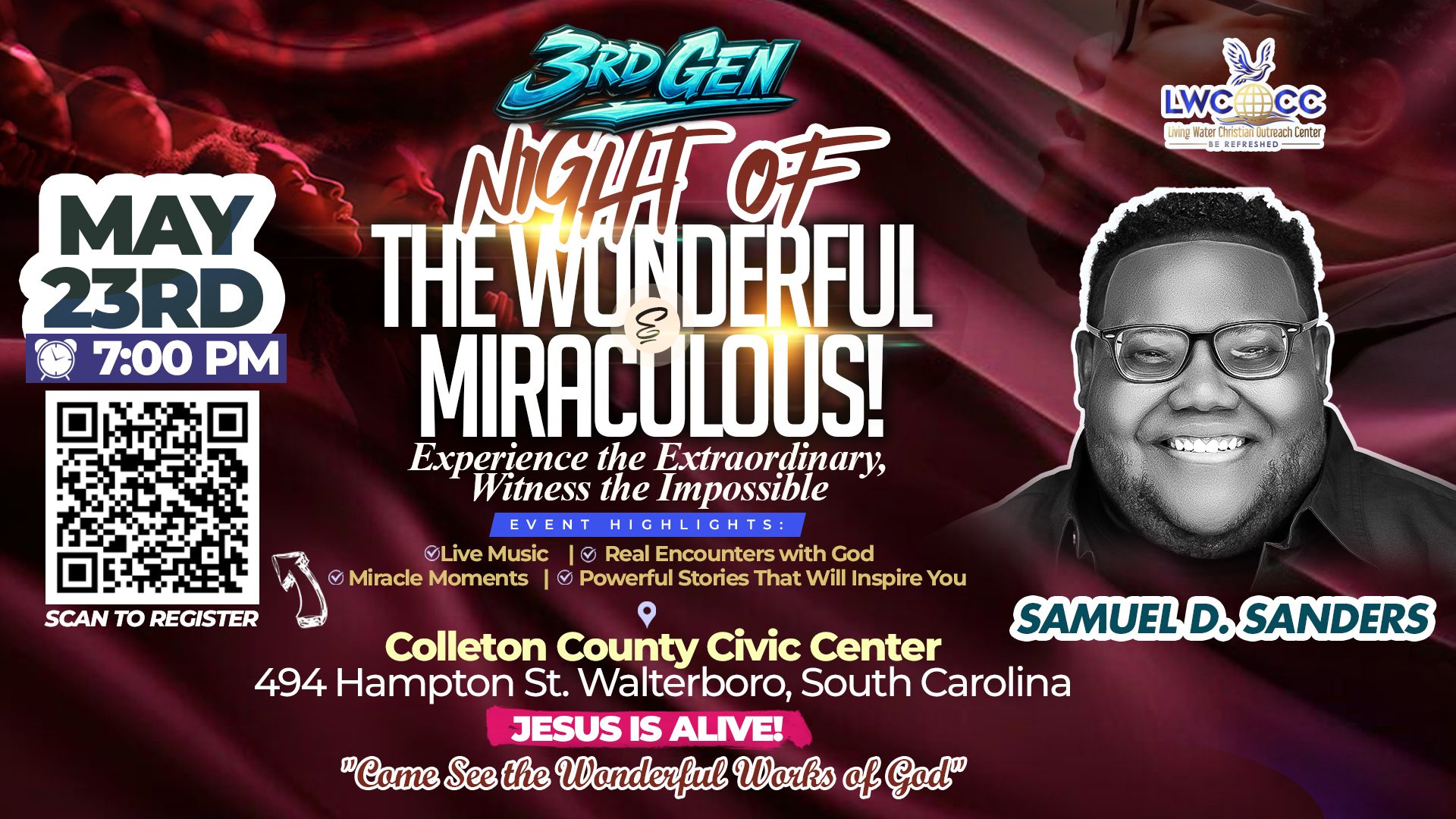 Living Water Christian Outreach Center Church Facebook ad