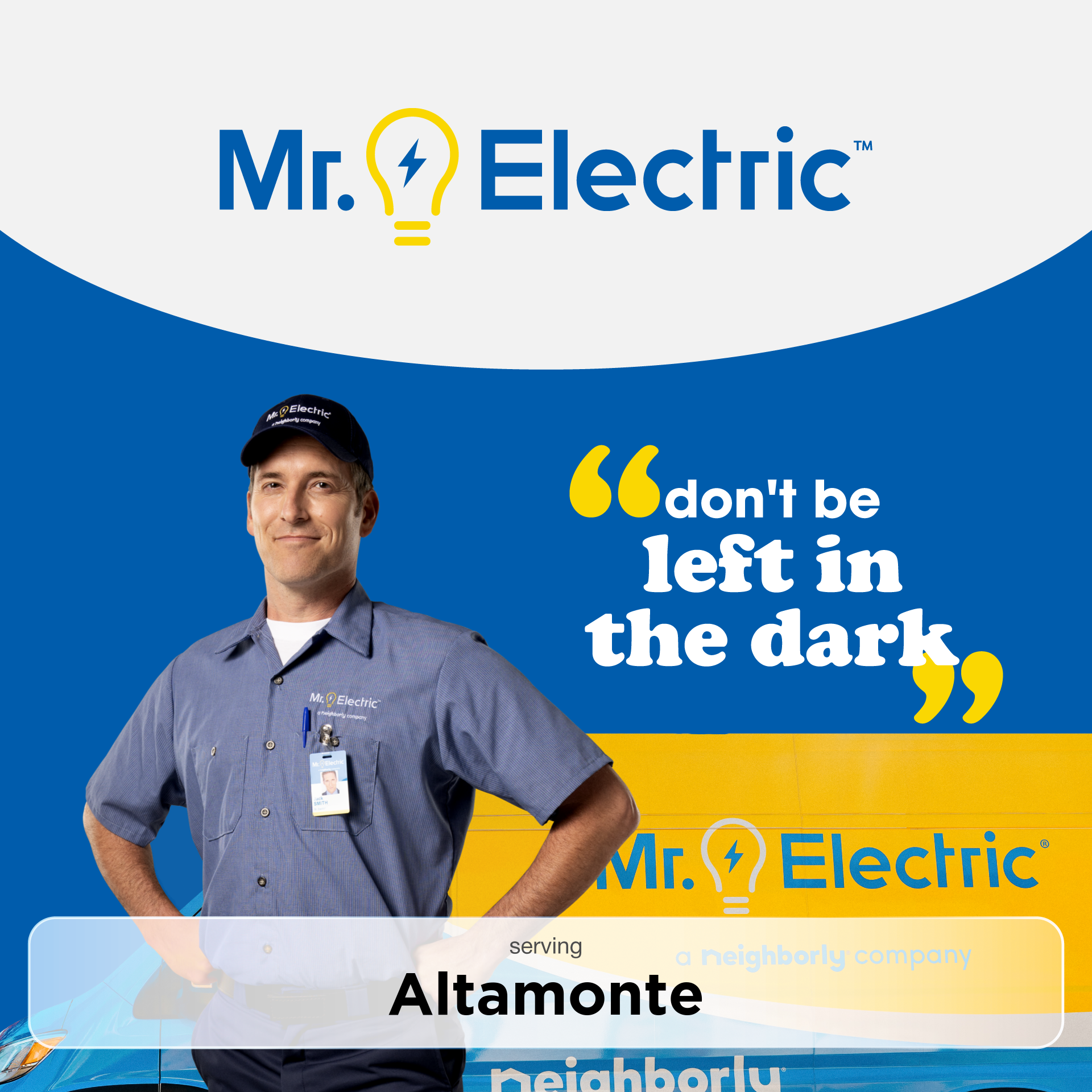 Mr Electric of Winter Park Facebook ad: Mr. Electric Does It Right