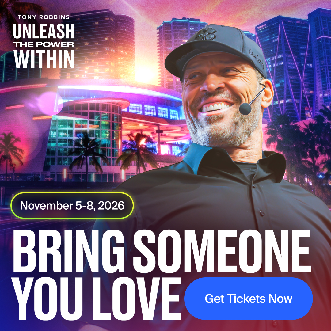 Tony Robbins Facebook ad