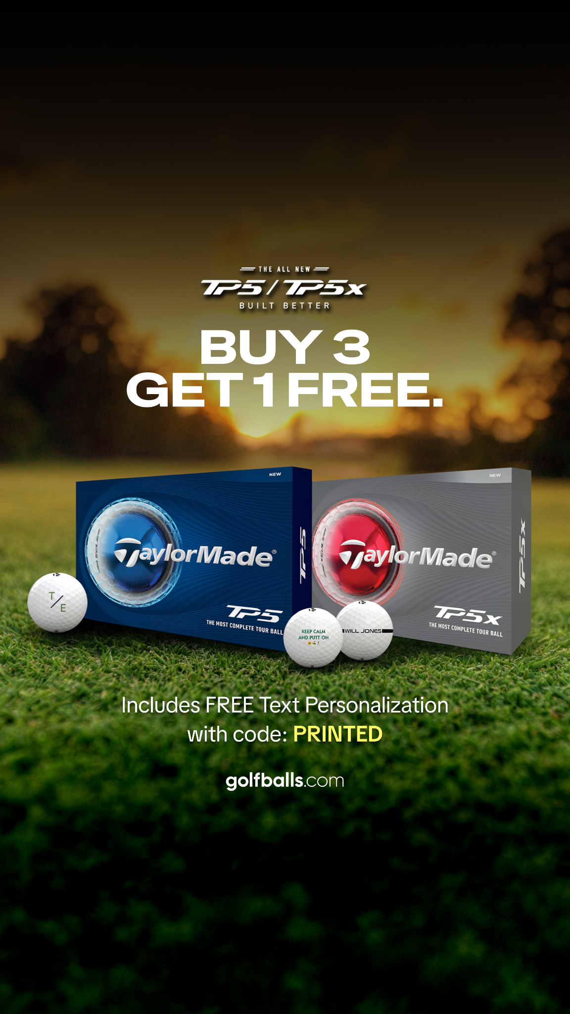 Golfballs.com Facebook ad