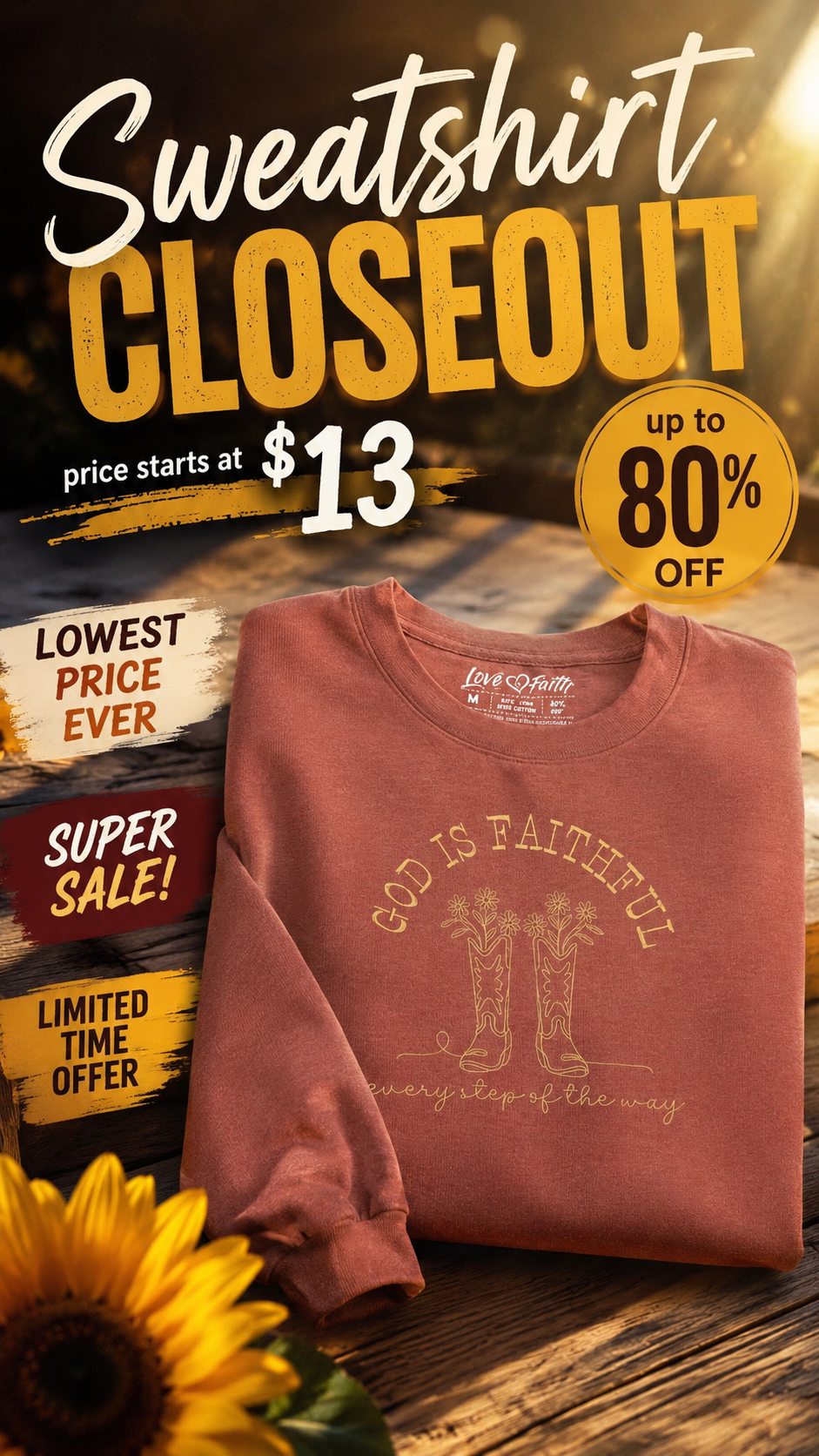 Love in Faith Facebook ad