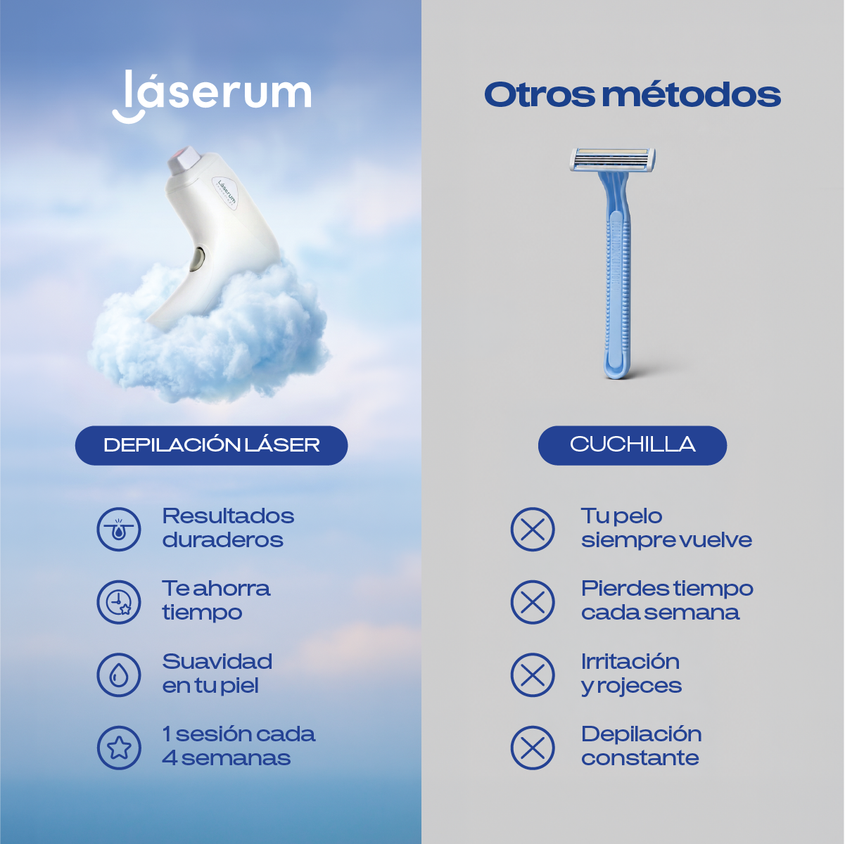 Láserum Facebook ad