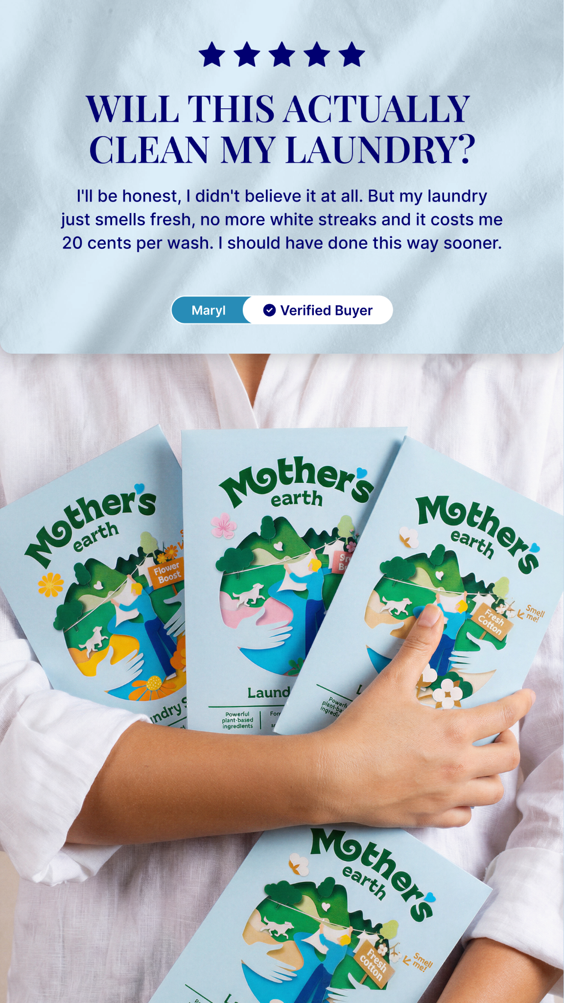 Mothers Earth Facebook ad