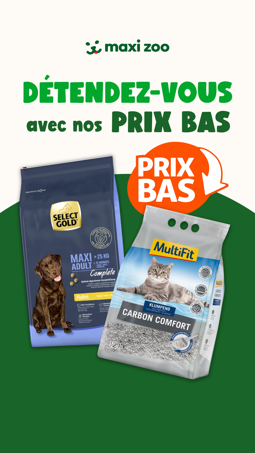Maxi Zoo France Facebook ad