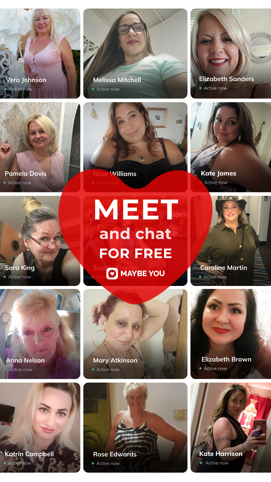 MaybeYou - Dating App Facebook ad
