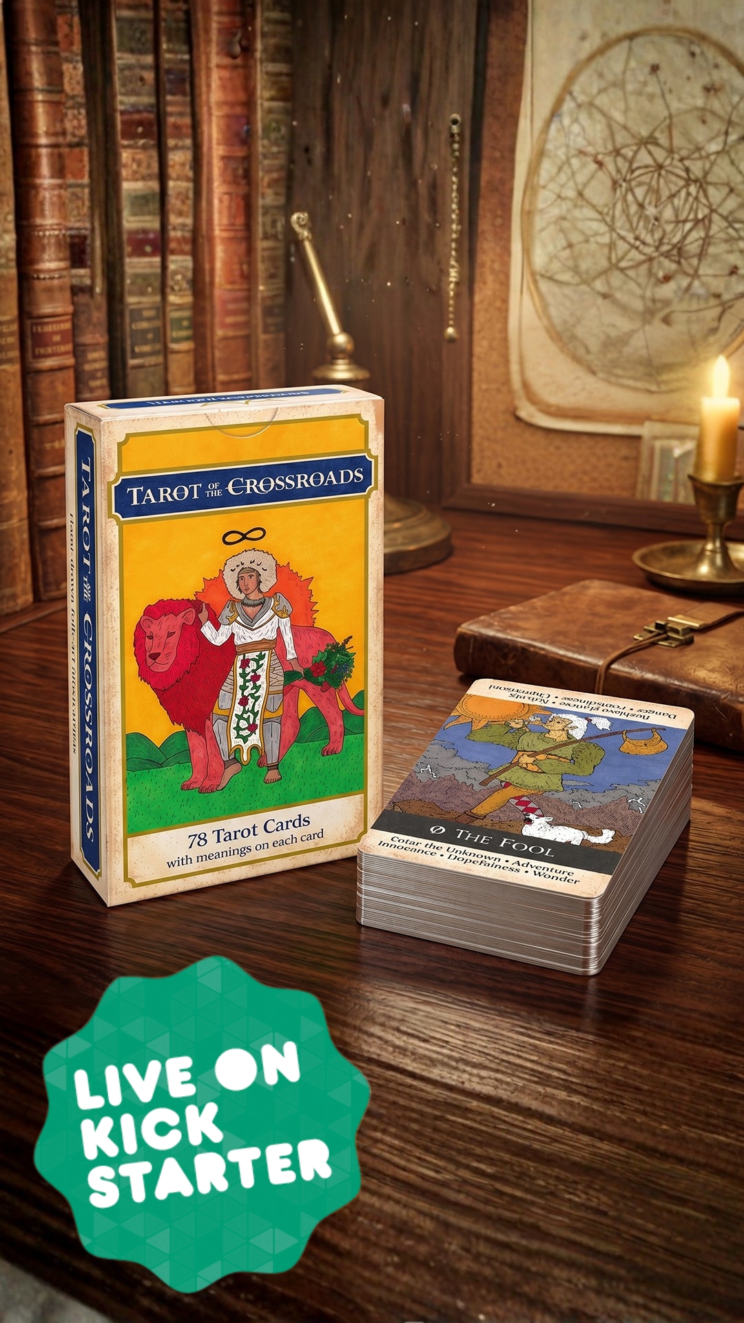 Best Crowdfunding Projects Facebook ad: A Tarot Journey Shaped by Real Meanings.