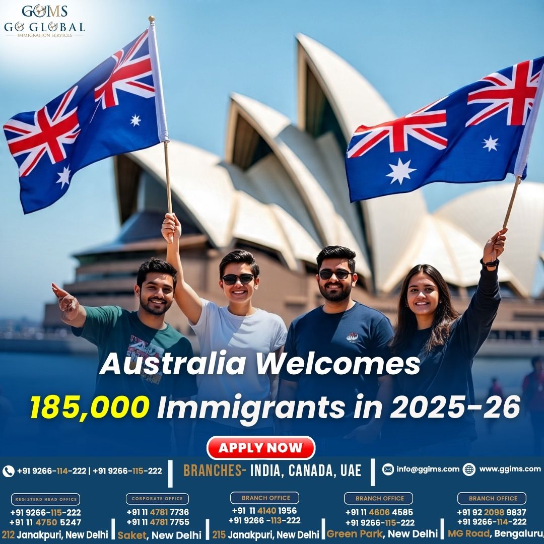 Go global immigration services Facebook ad: Ready to Live, Work & Settle in Australia?