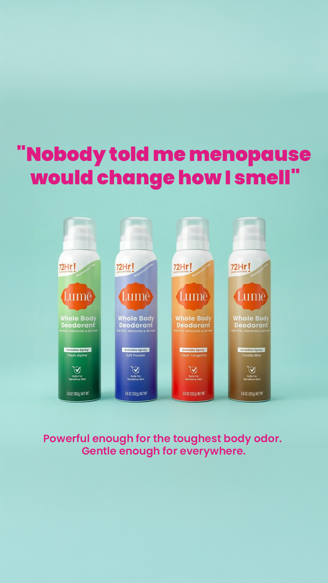 Lume Deodorant Facebook ad