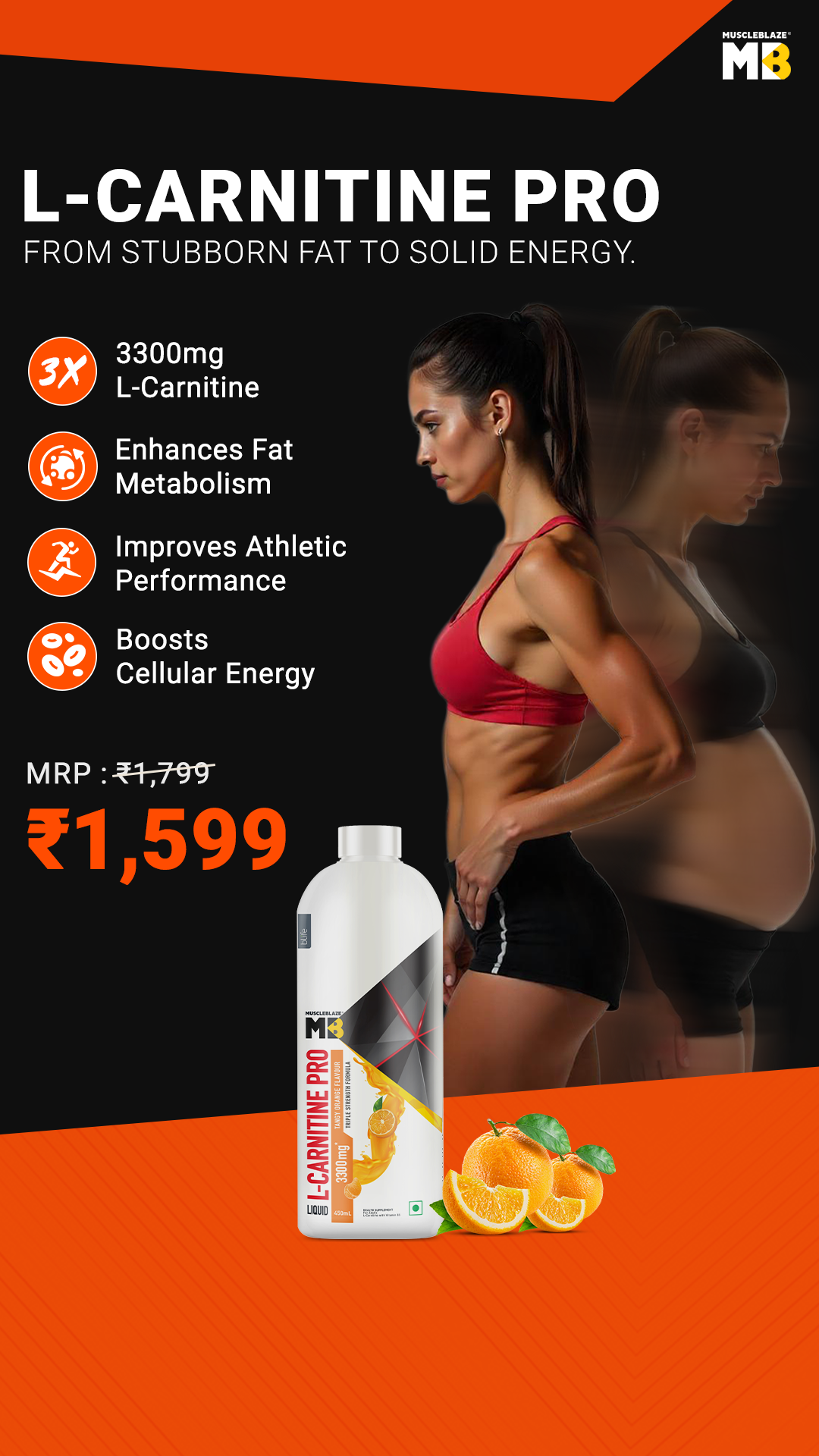 MuscleBlaze Facebook ad
