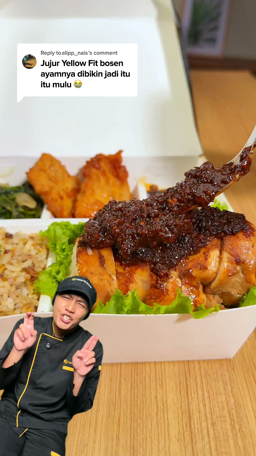 YellowFit Facebook ad: Menu Protein Anti Bosan!
