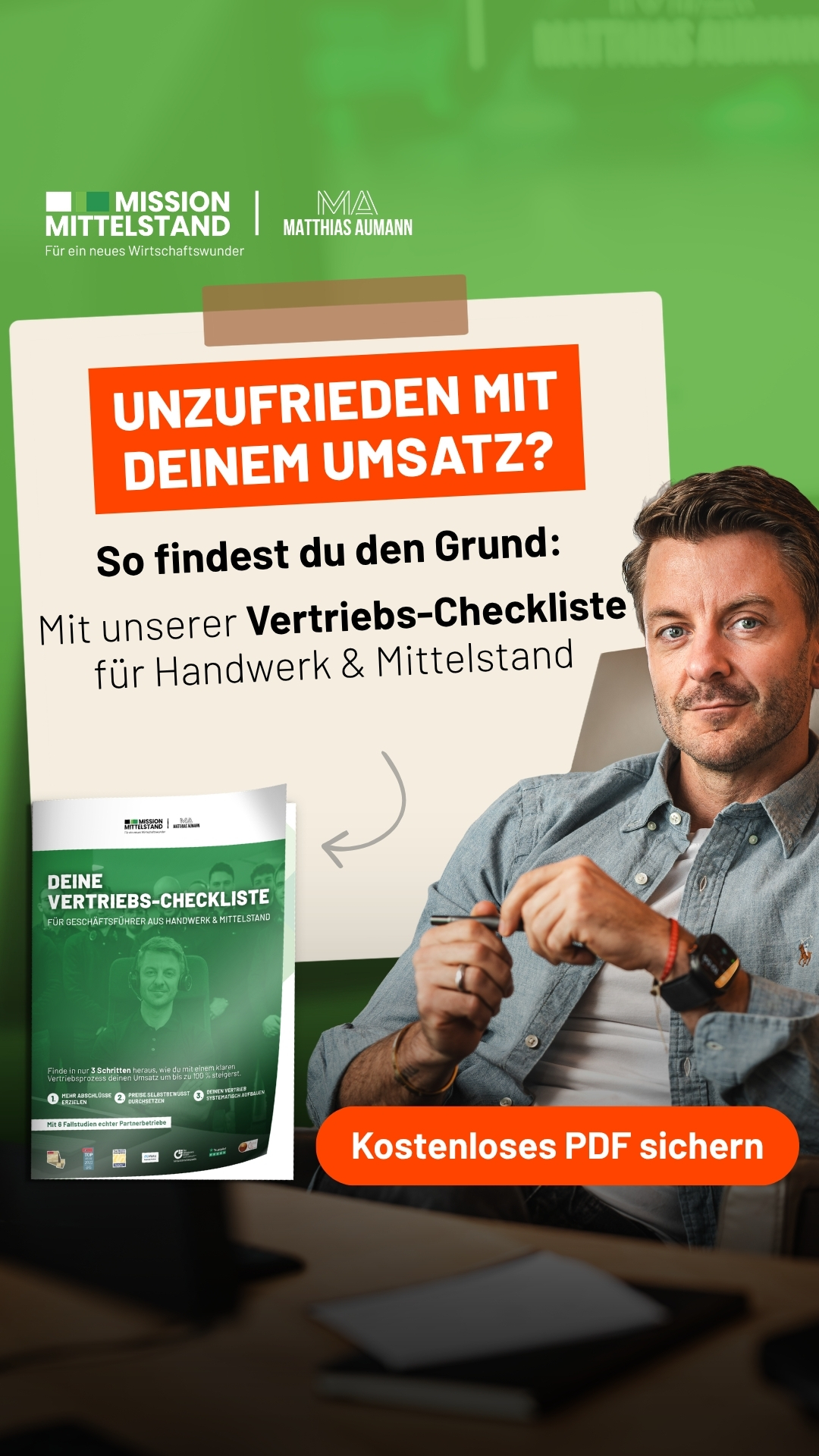 Matthias Aumann Facebook ad