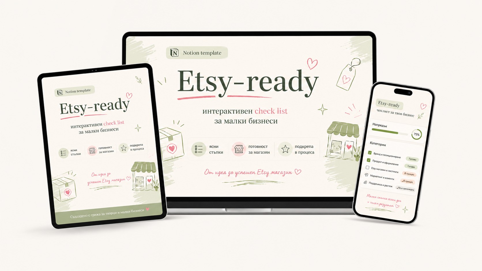Etsy Суперзвезди с Тонка Facebook ad: Etsy-ready checklist