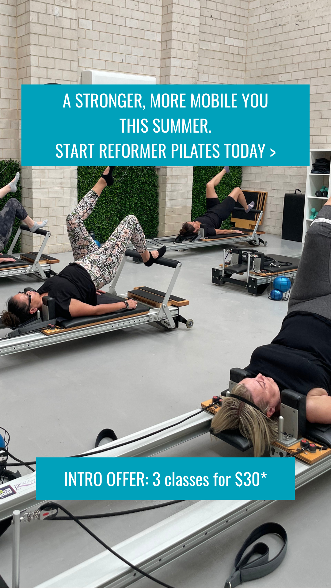 Wave Reformer Pilates Facebook ad