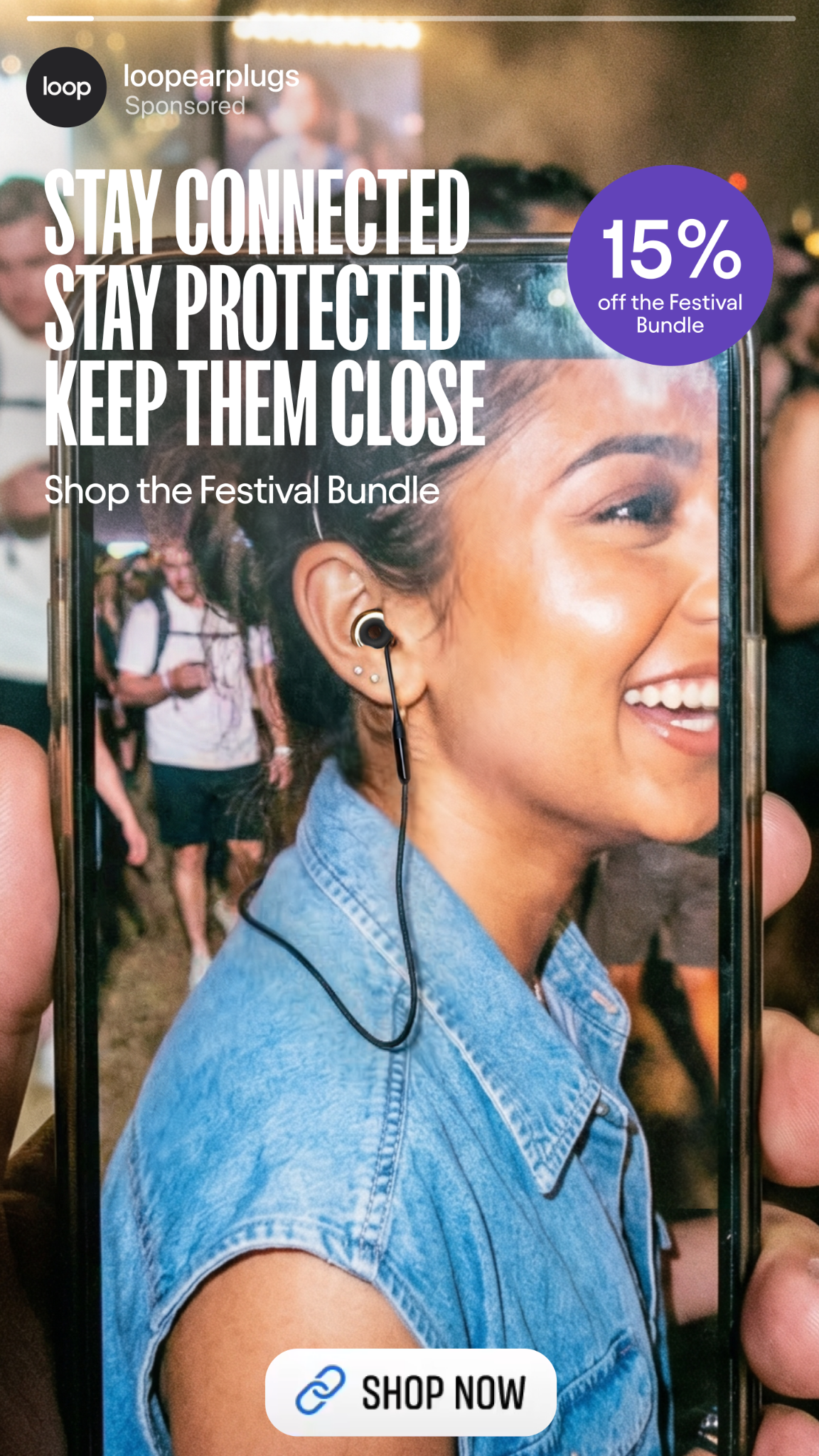 Loop Facebook ad