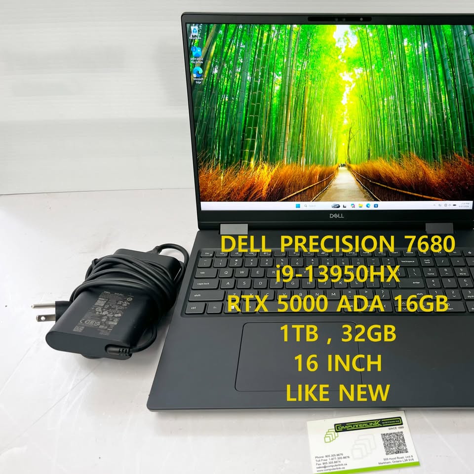 Computerlink Canada Facebook ad: Dell Precision 7680 7560 7550 7540 7530 16 i9-13950HX…