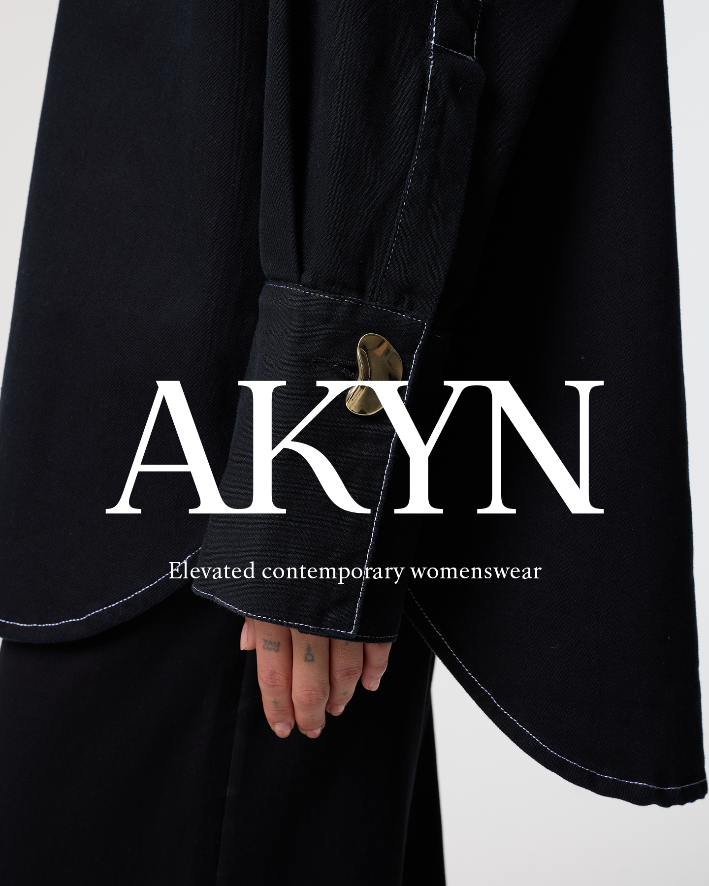 AKYN Facebook ad: The foundation of a considered wardrobe.