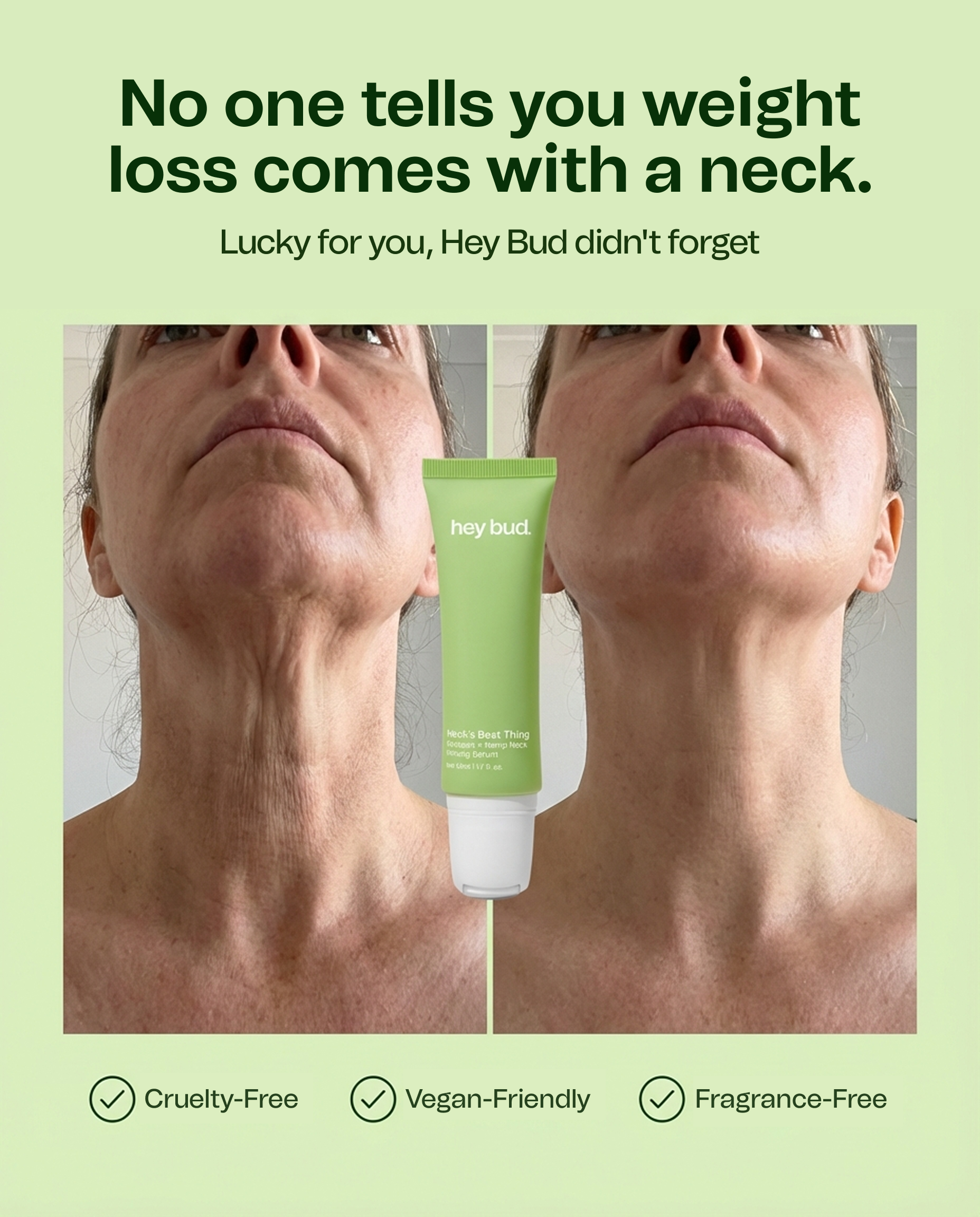Hey Bud Skincare Facebook ad