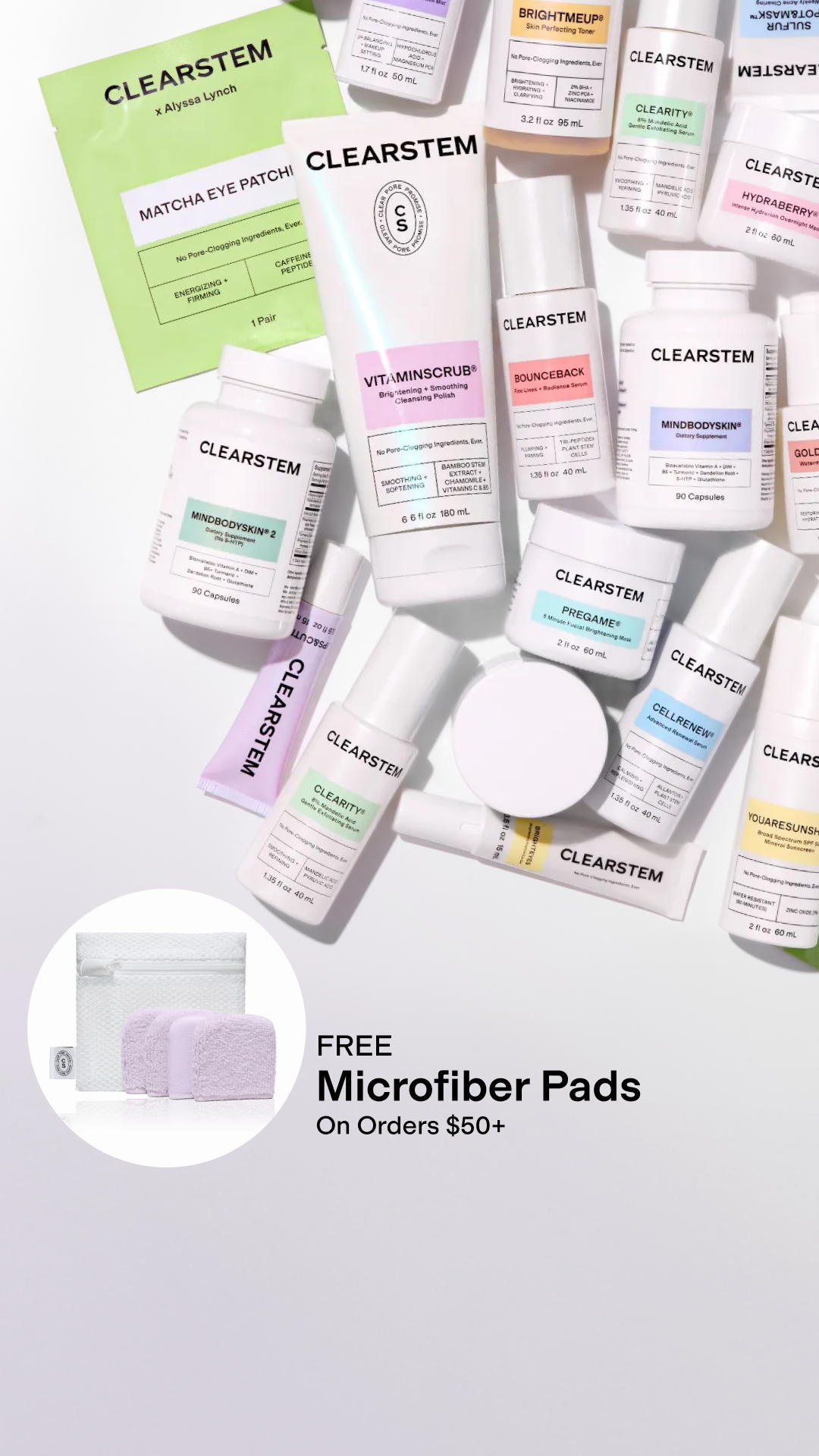 CLEARSTEM Skincare Facebook ad