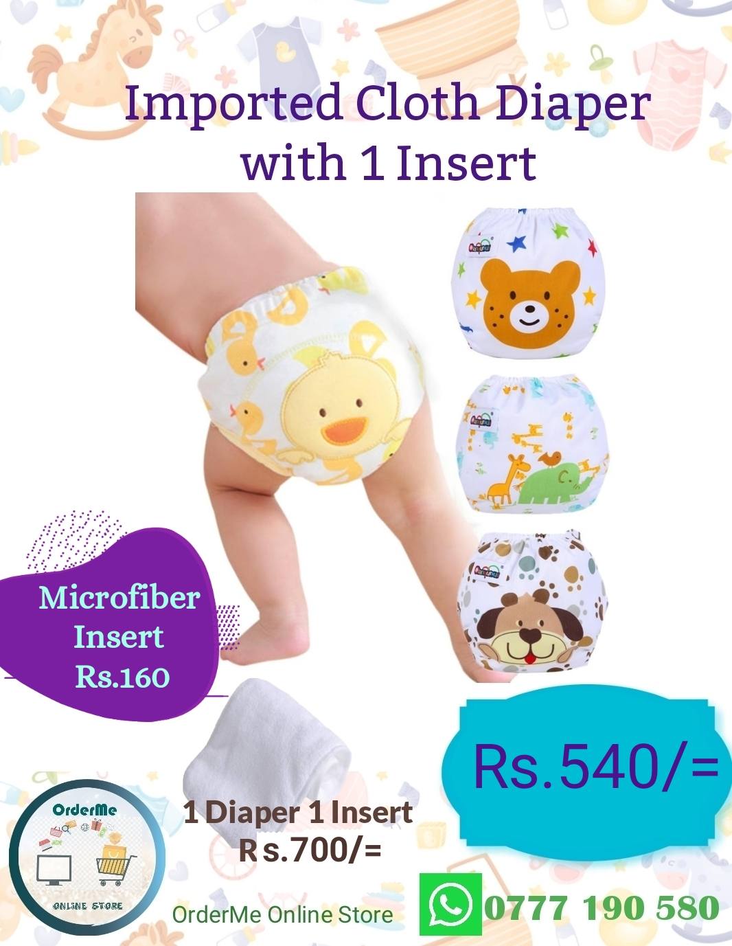 OrderMe Baby Store Facebook ad