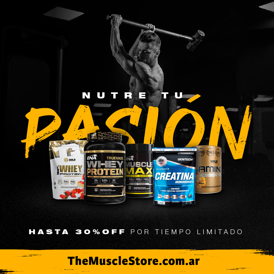 The Muscle Store Facebook ad from Feb 23, 2024