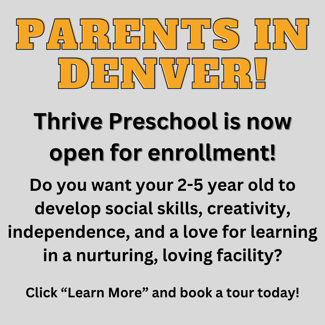 Thrive Preschool Englewood Facebook ad