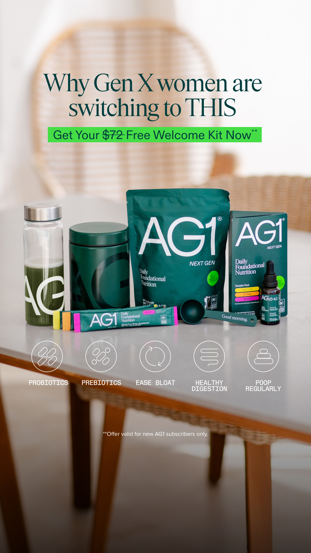 AG1 by Athletic Greens Facebook ad