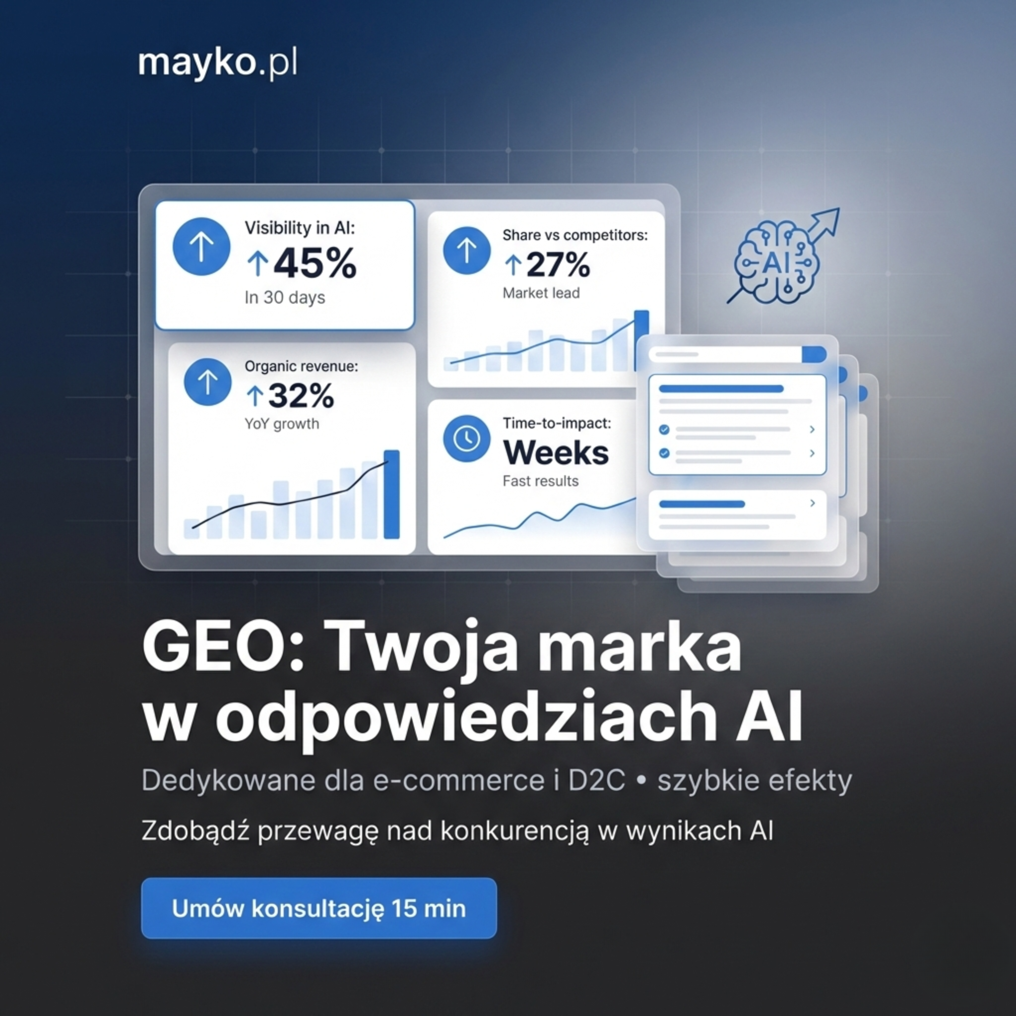 Agencja Mayko Facebook ad
